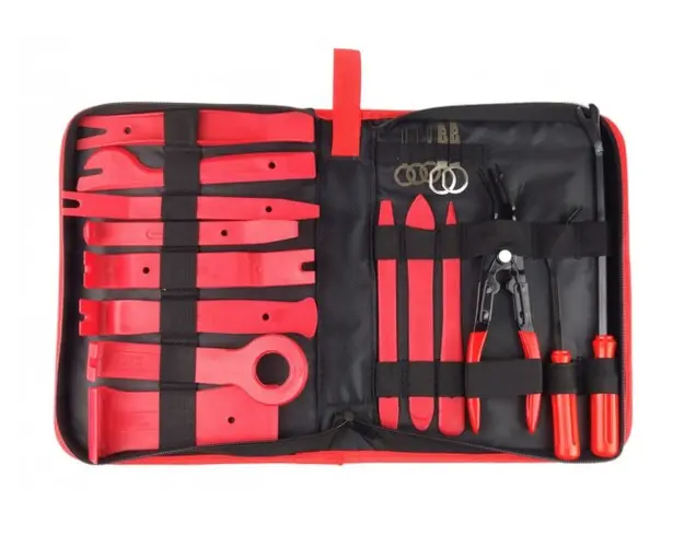 Set HUSA 19 piese extractoare pentru radio tapiterie cleme auto
