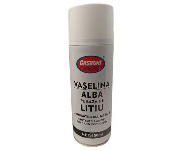 Spray vaselina alba pe baza de litiu Caspian 450ml