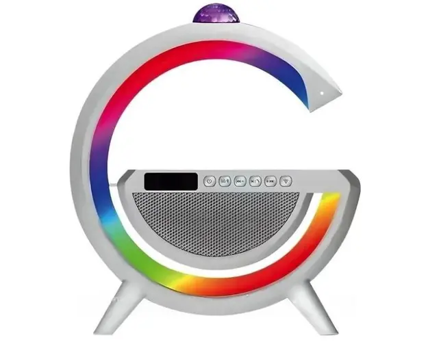 Boxa Bluetooth G2388A cu incarcare wireless lumina RGB si proiectie pe tavan