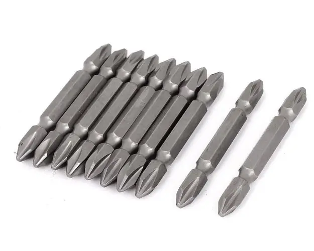Set 10 Biti de impact cu 2 capete 65mm prindere 1/4 hexagonal