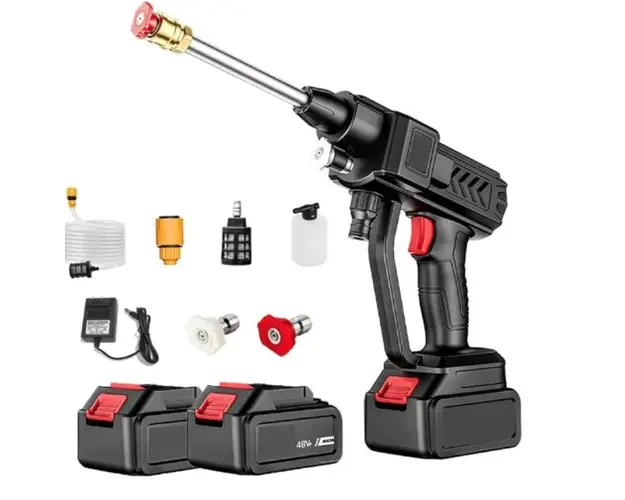 Aparat de spalat electric cu presiune puternica 2 acumulatori 48V 8L/min 25 Bari