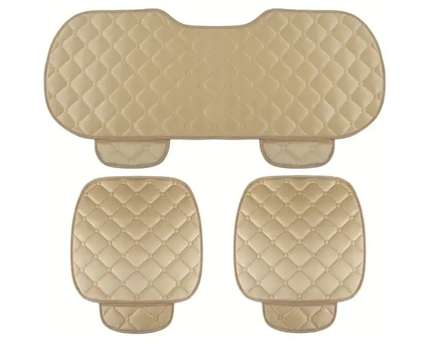 Set 3 huse scaun auto pentru sezut BEJ