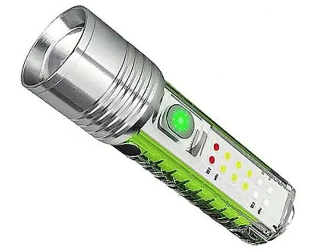 Lanterna de mana 520A reincarcabila LED 8000 Lm cu Zoom si 8 moduri
