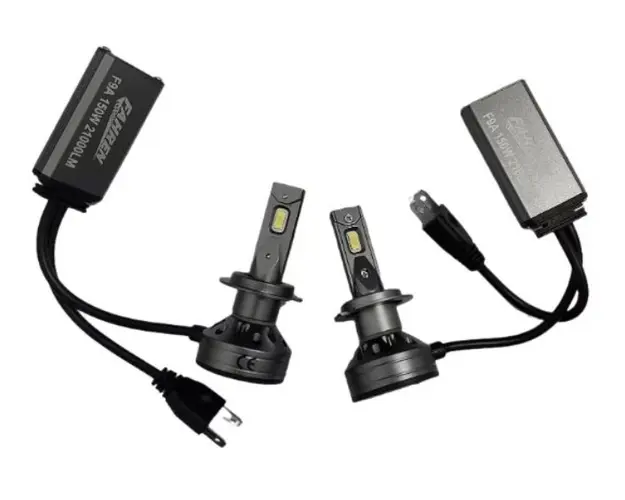 Set 2 becuri auto F9A LED H7 Canbus 150W 6000K 11000Lm 12V fara eroare