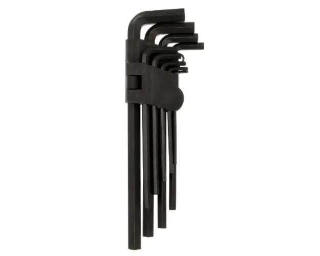 Set 9 chei imbus hexagonale tip L Otel dimensiune de la 3 la 14 mm
