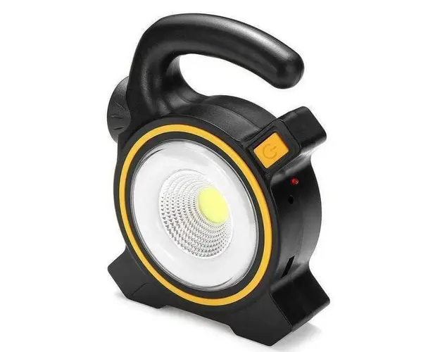 Lampa de lucru 2 IN 1 COB JY 819A LED 10W Incarcare solara USB power bank Negru