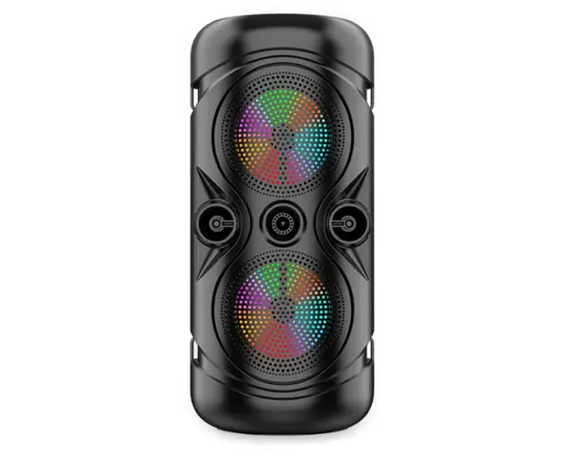 Boxa Portabila ZQS 4259 Microfon Bluetooth Mp3 Digital Player 2 Difuzoare Led RGB