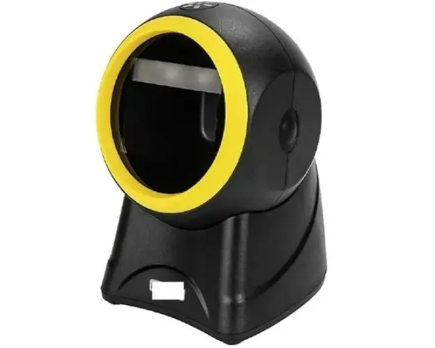Scaner QR/coduri de bare de birou profesional Andowl Q SM6 negru/galben