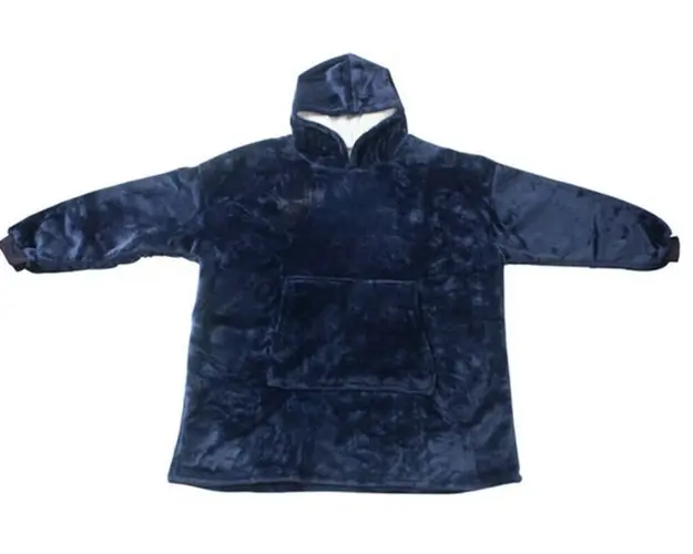 Patura tip hanorac cu maneci gluga si buzunar Oversized