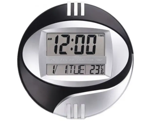 Ceas de perete/masa electronic RD A326 afisaj LCD cu alarma data temperatura