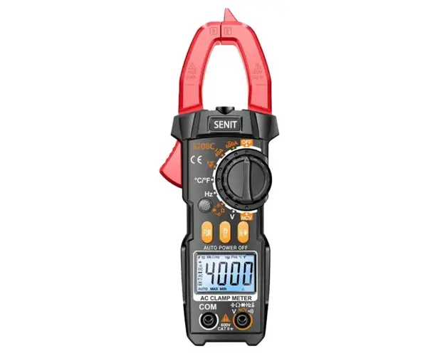Cleste ampermetric digital S208 pentru masurare tensiune intensitate rezistenta diode si continuite in circuit