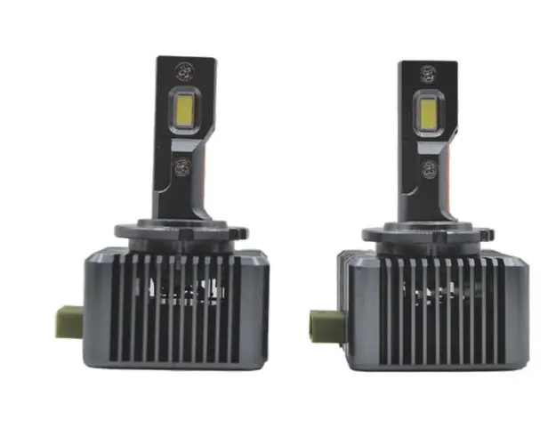 Set 2 Becuri auto LED D1S, 6500k, 110W/set, canbus Carcasa NEAGRA
