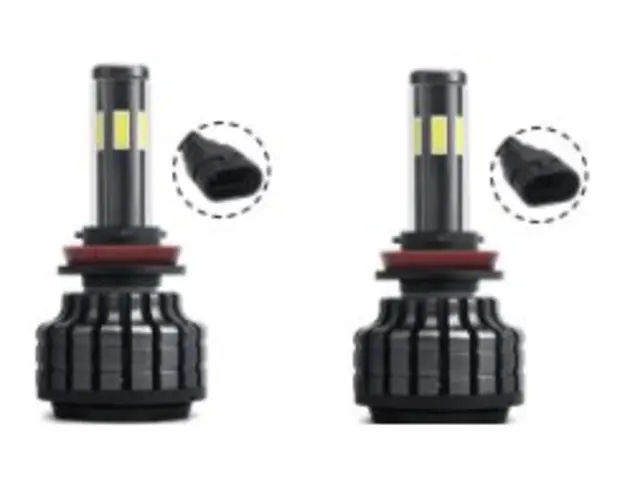 Set 2 Becuri auto X9 H11/H8 LED putere 60W temperatura 6000K