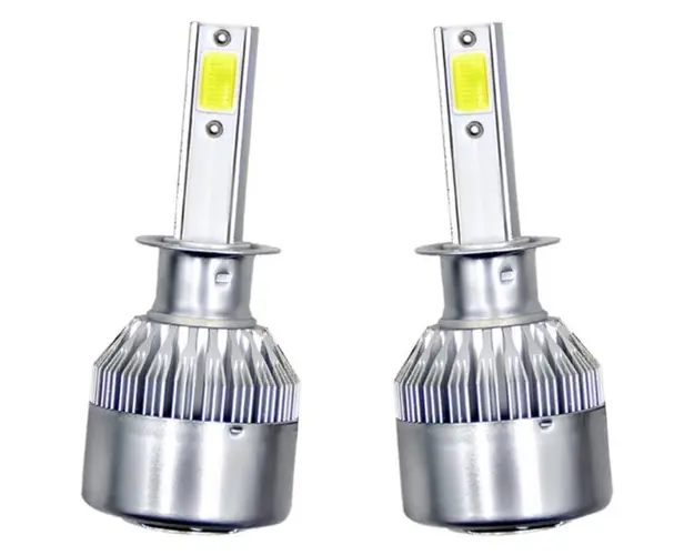 Set 2 becuri Led C6 H1 putere 36W temperatura 6500K