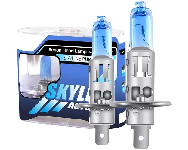 Set 2 becuri Pegasus H1 Skyline Xenon Look auto-tec halogen