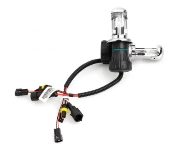Set 2 becuri xenon H4-3 cu doua faze putere 35W temperatura 6000K 