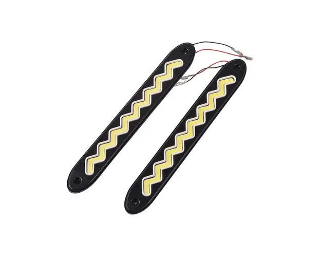 Set 2 benzi led flexibile DRL model Zig Zag 