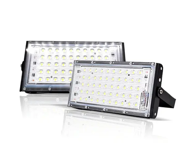 Set 2 Lampa Lucru 220V 50W 50 LED SMD Proiector Dreptunghiular
