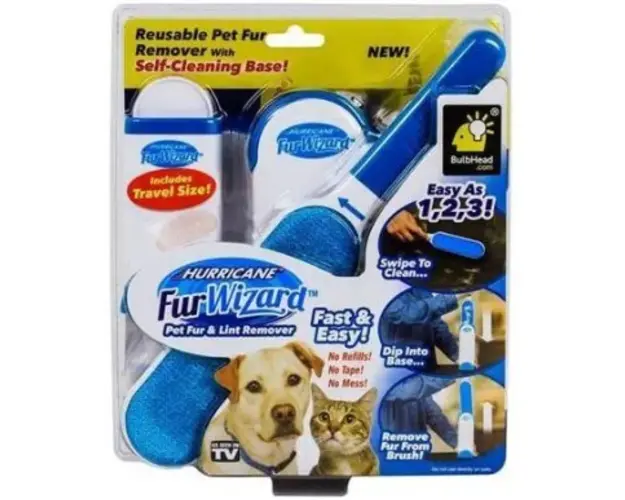 Set 2 Perii FUR WIZZARD de scame pentru indepartarea parului