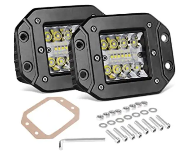 Set 2 Proiector auto 48W 4/6/4 LED 3 randuri 12/24v