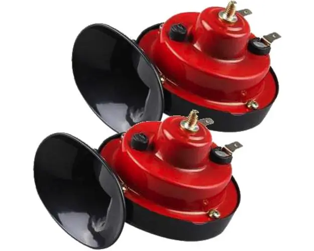 Set 2 X Claxon ROSU 12V Auto universal 