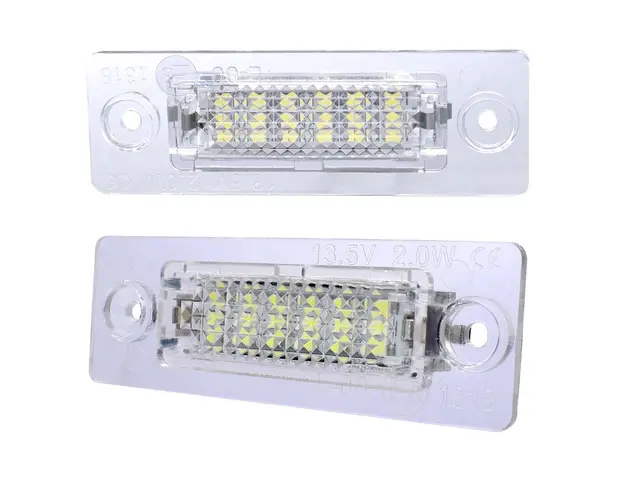 Set 2 x lampi numar LED Caddy Jetta Touran Passat Transporter Volkswagen