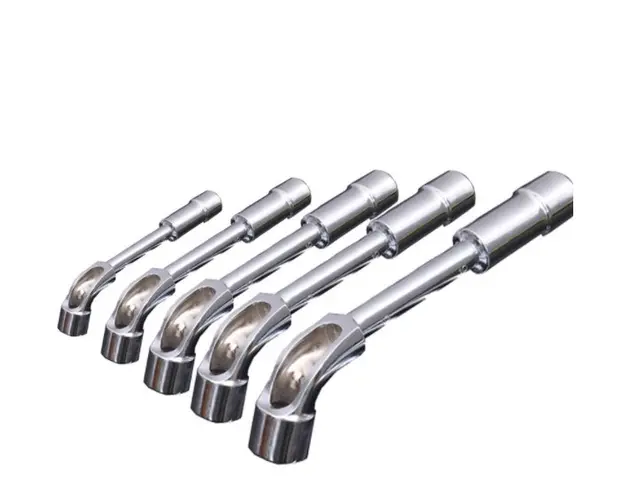Set 5 Chei Tubulare cu Cot Tip L 8-17mm 