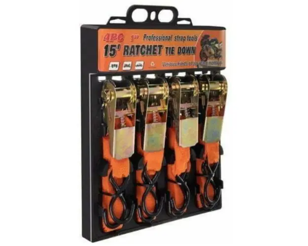Set chinga ancorare cu clichet 4 buc 1X15 max 600 kg