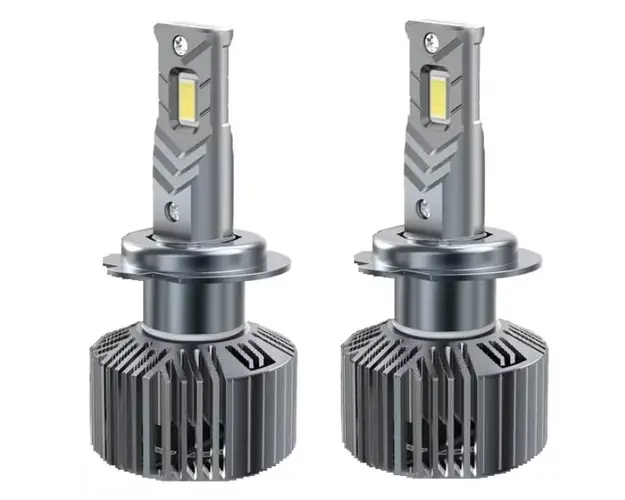 Set de 2 becuri led auto V68 H7 pentru camion 24V putere 45W temperatura 6000K