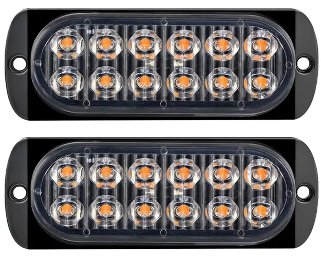 Set doua proiectoare cu 12 Leduri 36W 2 Fire Lampi Gabarit