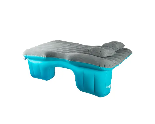 Set saltea auto pentru dormit 2 perne si pompa electrica
