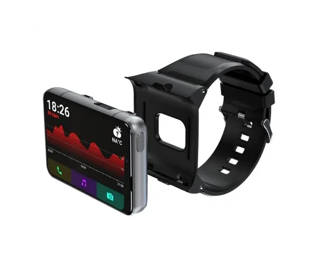 Bratara din TPU cu suport Negru pentru smartwatch STAR S999