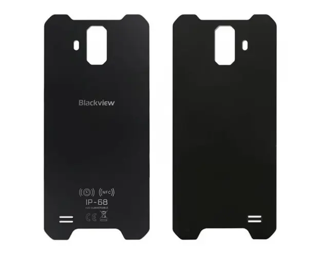 Capac spate original din sticla pentru Blackview BV9600 Pro, Negru