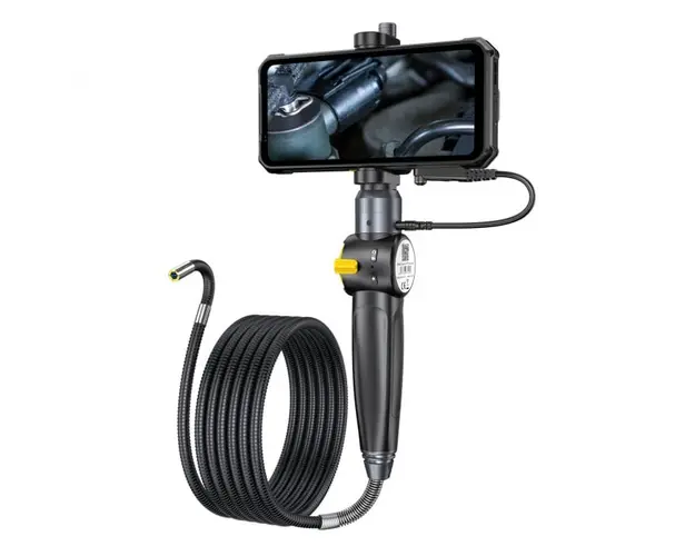 Endoscop portabil HD 2in1 Ulefone uSmart E03 Negru, Rotire 180 Grade, pentru Ulefone Armor 24, 21, 19, 18, 16Pro, 13, 9 9E, Armor Pad, Pad 2