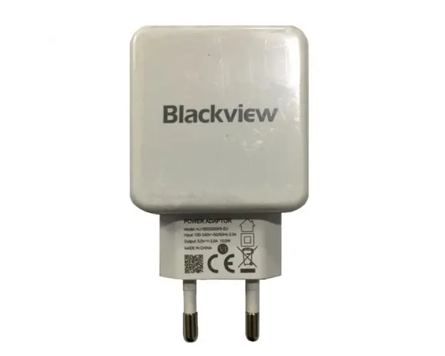 Incarcator original Blackview HJ-0502000K9-EU Alb de 10W cu USB-A