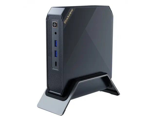 Mini PC Blackview MP200 Negru, Intel 11th Gen i9-11900H, pana la 4.9GHz, 16GB DDR4, 1TB SSD, Windows 11 Pro, Wifi 6, 4K, DH PC