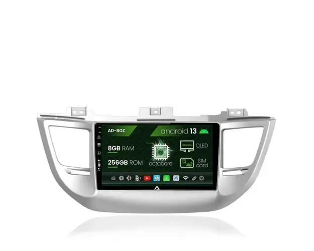 Navigatie Hyundai Tucson 3 (2015-2018), Android 13, Z-Octacore 8GB RAM + 256GB ROM, 9 Inch - AD-BGZ9008+AD-BGRKIT176