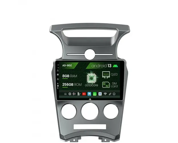 Navigatie Kia Carens (2007-2011), Android 13, Z-Octacore 8GB RAM + 256GB ROM, 9 Inch - AD-BGZ9008+AD-BGRKIT209