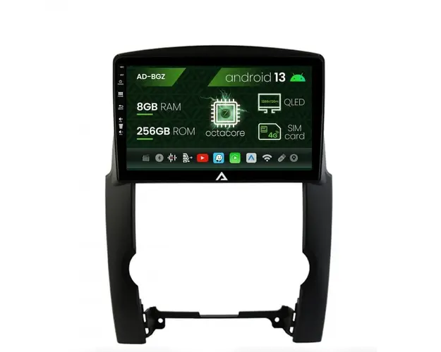 Navigatie Kia Sorento (2009-2013), Android 13, Z-Octacore 8GB RAM + 256GB ROM, 10.1 Inch - AD-BGZ10008+AD-BGRKIT208