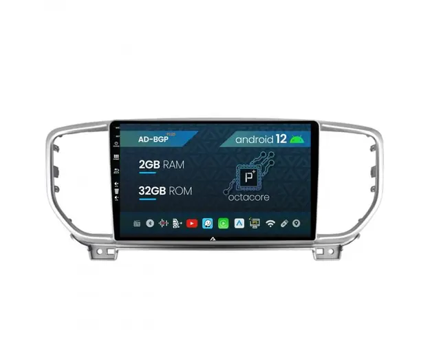 Navigatie Kia Sportage (2018+), Android 12, P-Octacore 2GB RAM + 32GB ROM, 9 Inch - AD-BGP9002+AD-BGRKIT150