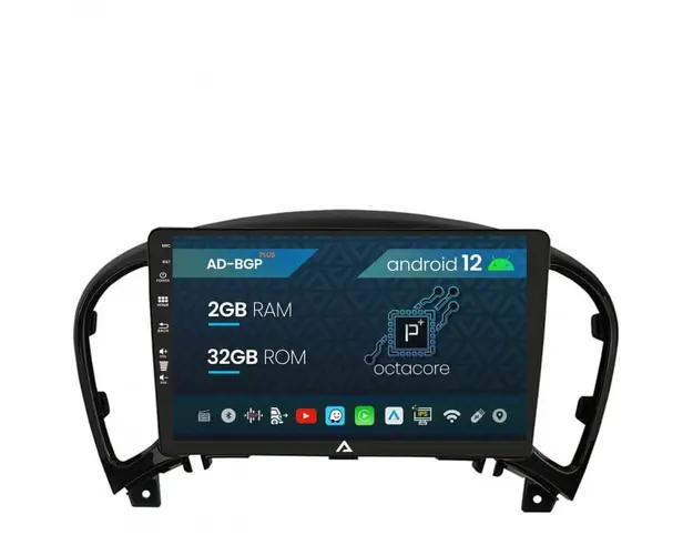 Navigatie Nissan Juke (2010-2015), Android 12, P-Octacore 2GB RAM + 32GB ROM, 9 Inch - AD-BGP9002+AD-BGRKIT168