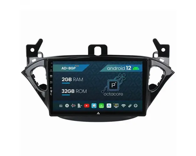 Navigatie Opel Corsa E (2013-2019), P-Octacore 2GB RAM + 32GB ROM, 9 Inch - AD-BGP9002+AD-BGRKIT387