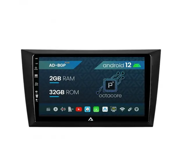 Navigatie Volkswagen Golf 6, Android 12, P-Octacore 2GB RAM + 32GB ROM, 9 Inch - AD-BGP9002+AD-BGRKIT024V2