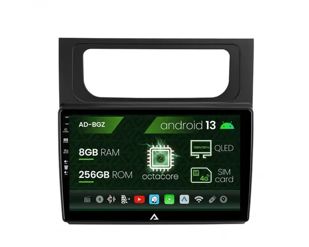 Navigatie Volkswagen Touran (2010-2016), Android 13, Z-Octacore 8GB RAM + 256GB ROM, 10.1 Inch - AD-BGZ10008+AD-BGRKIT042
