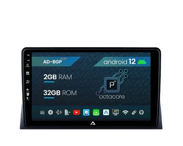 Navigatie VW Multivan T5 (2003-2015), Android 12, P-Octacore 2GB RAM + 32GB ROM, 9 Inch - AD-BGP9002+AD-BGRKIT025T5