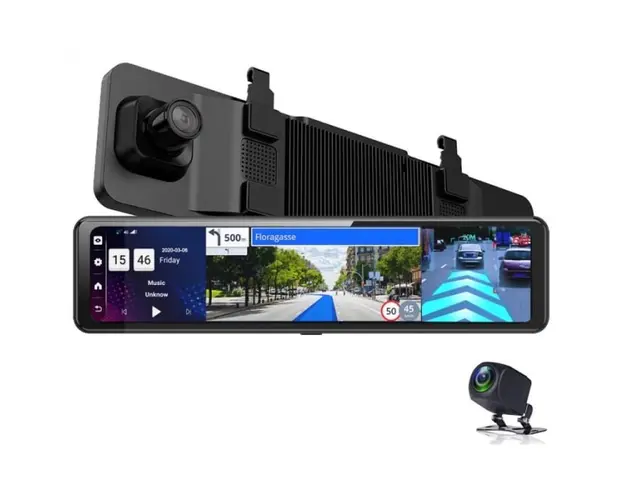 Oglinda STAR Z70 Pro, 4G, IPS 12 , Spreadtrum SL8541E QuadCore, 4GB RAM, 32GB ROM, Android 8.1, GPS, ADAS, Wifi, Bluetooth