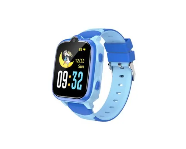 Smartwatch Blackview Z10 Albastru, 1.83 inch, IP67, GPS, Apel Video 4G, Face Unlock, SOS, Bluetooth, 680mAh, pentru copii