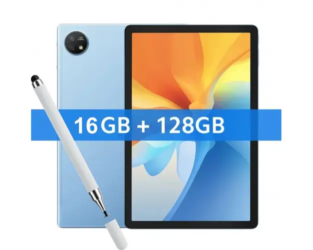 Tableta Blackview Oscal Pad 16 Albastru, 4G, 10.5 FHD+, Android 13, 16GB RAM(8GB+8GB), 128GB ROM, Unisoc T606 Octa Core, 13MP, 8200mAh, 18W, Stylus Pen, Dual SIM