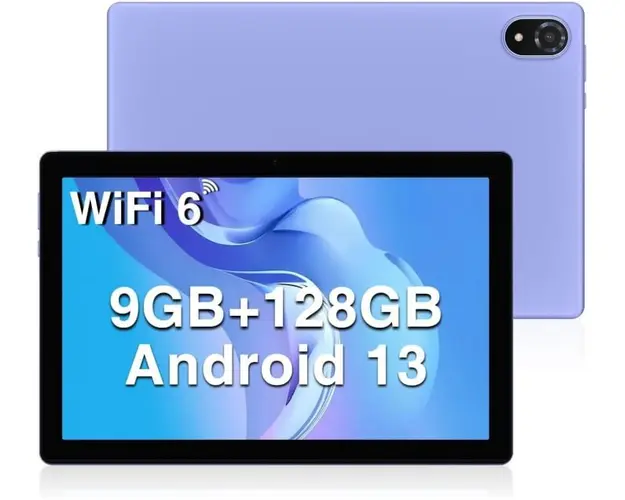 Tableta Doogee U10 Purple, 10.1 IPS HD, Android 13, 9GB RAM (4+5), 128GB ROM, Quad Core RK3562, 5060 mAh, wifi6, TUV, Aplicatii Copii