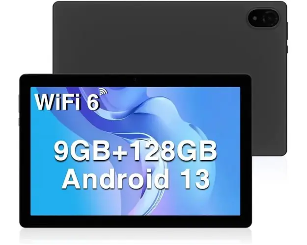 Tableta Doogee U10 Gray, 10.1 IPS HD, Android 13, 9GB RAM (4+5), 128GB ROM, Quad Core RK3562, 5060 mAh, wifi6, TUV, Aplicatii Copii
